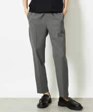 FMLJA07200 MICHEL KLEIN(ミッシェルクラン) ツイルストレッチテーパードパンツ ベージュ