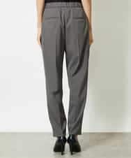 FMLJA07200 MICHEL KLEIN(ミッシェルクラン) ツイルストレッチテーパードパンツ ベージュ