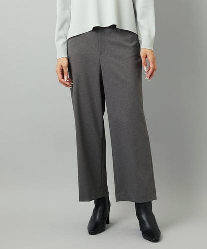 FMLJA08180 MICHEL KLEIN ツイルストレッチワイドパンツ