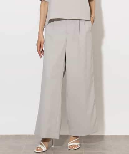 FMLJA11230 MICHEL KLEIN [機能性素材]ドライワイドパンツ(セットアップ対応)