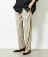 FMLJA20230 MICHEL KLEIN(ミッシェルクラン) リラックステーパードパンツ ベージュ