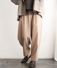 FMLJD02240 MICHEL KLEIN(ミッシェルクラン) [2WAY]ピーチタッチワイドパンツ ダークグレー