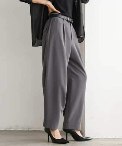 FMLJD02240 MICHEL KLEIN [2WAY]ピーチタッチワイドパンツ
