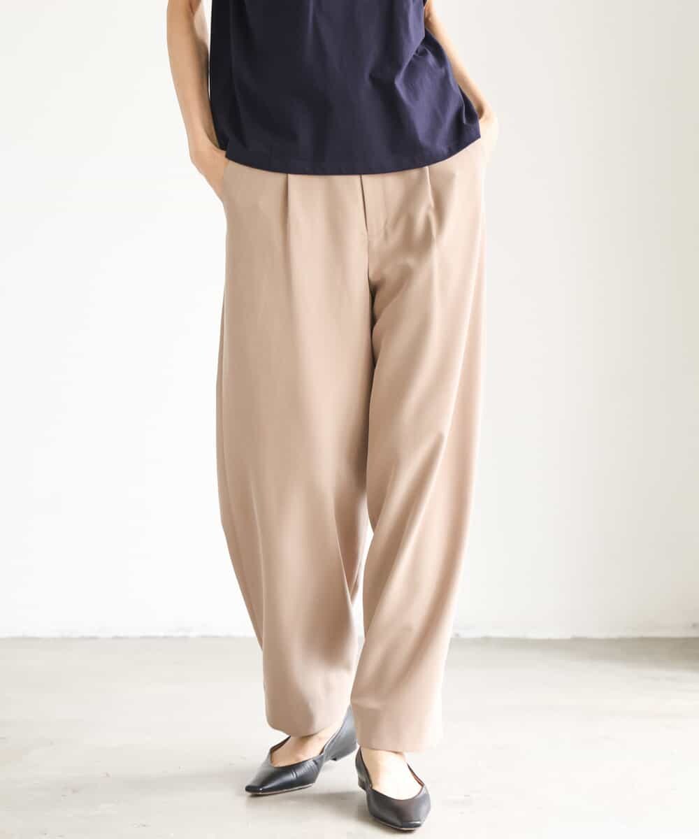 FMLJD02240 MICHEL KLEIN(ミッシェルクラン) [2WAY]ピーチタッチワイドパンツ ダークグレー