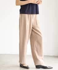 FMLJD02240 MICHEL KLEIN(ミッシェルクラン) [2WAY]ピーチタッチワイドパンツ ダークグレー