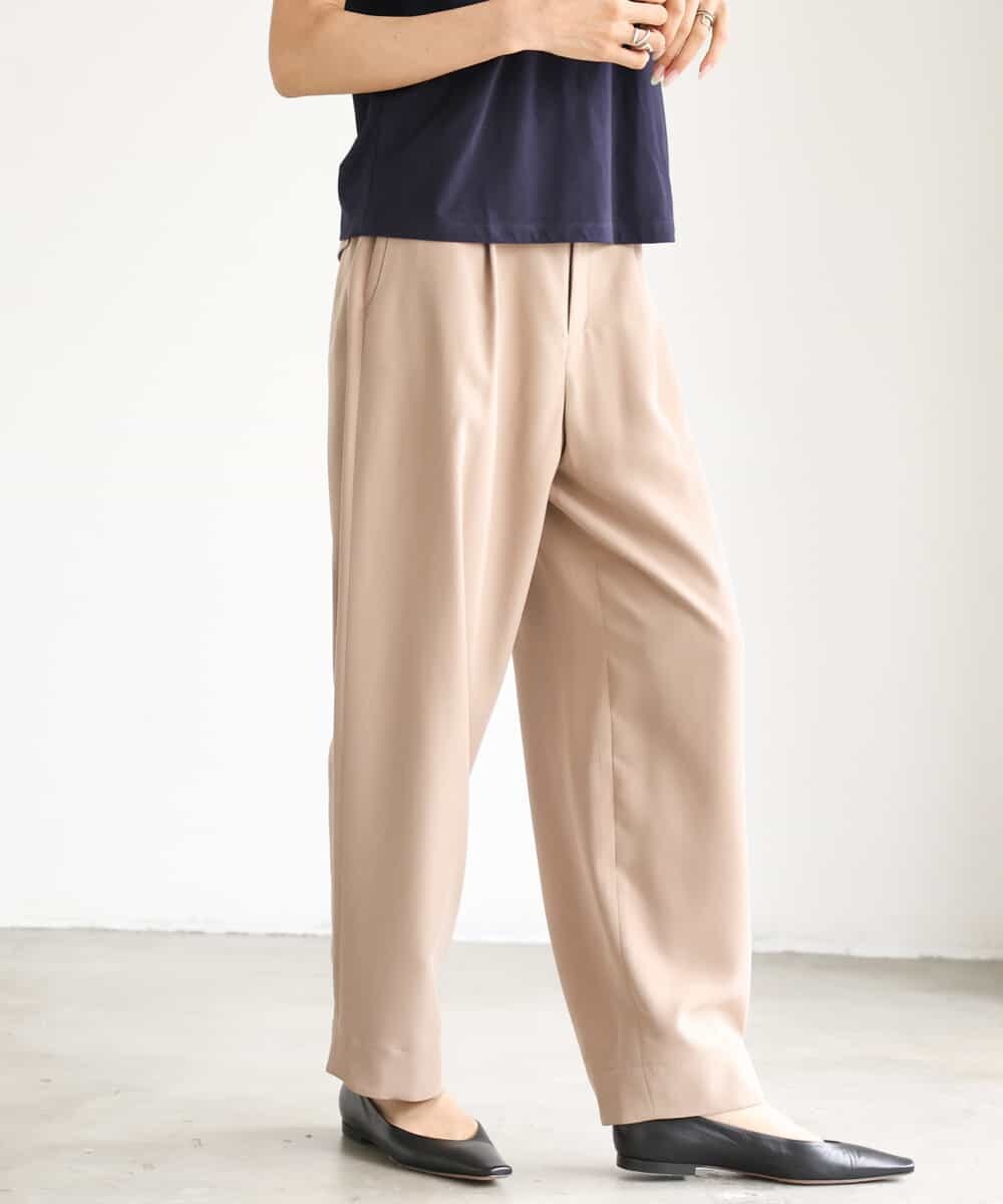 FMLJD02240 MICHEL KLEIN(ミッシェルクラン) [2WAY]ピーチタッチワイドパンツ ダークグレー