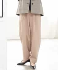 FMLJD02240 MICHEL KLEIN(ミッシェルクラン) [2WAY]ピーチタッチワイドパンツ ダークグレー