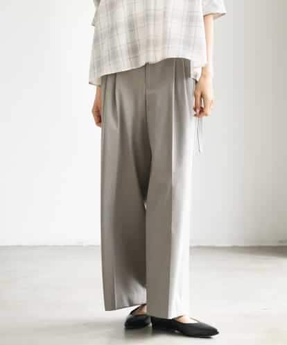 FMLJD04250 MICHEL KLEIN ベルトデザインワイドパンツ