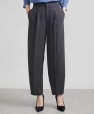 FMLJS20230 MICHEL KLEIN(ミッシェルクラン) ハイウエストバレルパンツ ダークグレー(93)