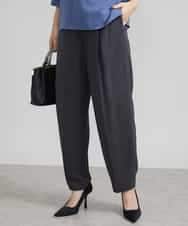 FMLJS20230 MICHEL KLEIN(ミッシェルクラン) ハイウエストバレルパンツ ダークグレー(93)