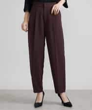 FMLJS20230 MICHEL KLEIN(ミッシェルクラン) ハイウエストバレルパンツ ダークグレー(93)