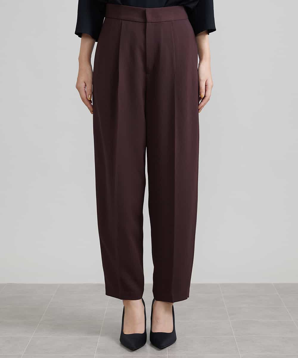 FMLJS20230 MICHEL KLEIN(ミッシェルクラン) ハイウエストバレルパンツ ダークグレー(93)