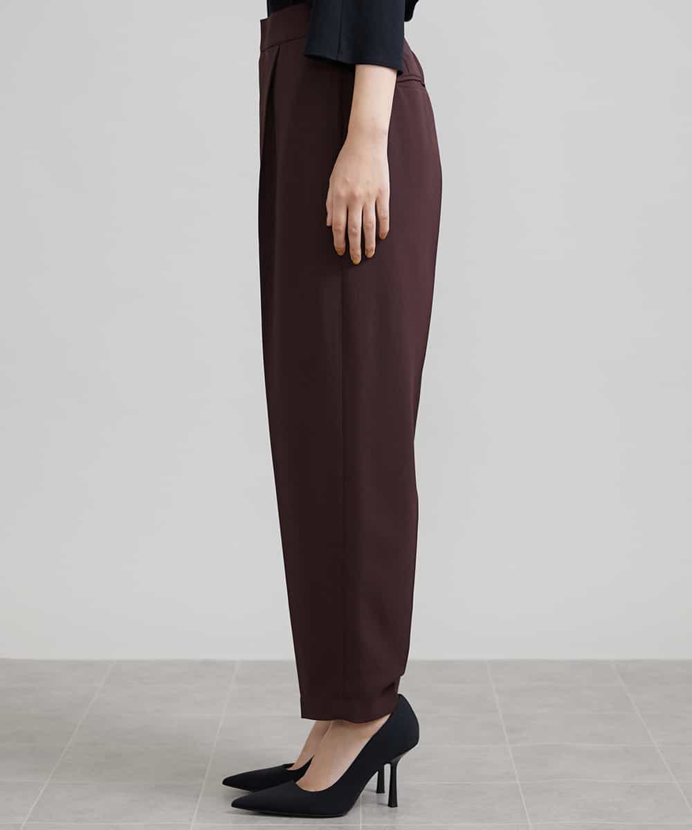 FMLJS20230 MICHEL KLEIN(ミッシェルクラン) ハイウエストバレルパンツ ダークグレー(93)