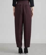 FMLJS20230 MICHEL KLEIN(ミッシェルクラン) ハイウエストバレルパンツ ダークグレー(93)