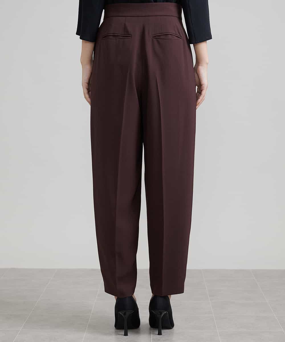 FMLJS20230 MICHEL KLEIN(ミッシェルクラン) ハイウエストバレルパンツ ダークグレー(93)