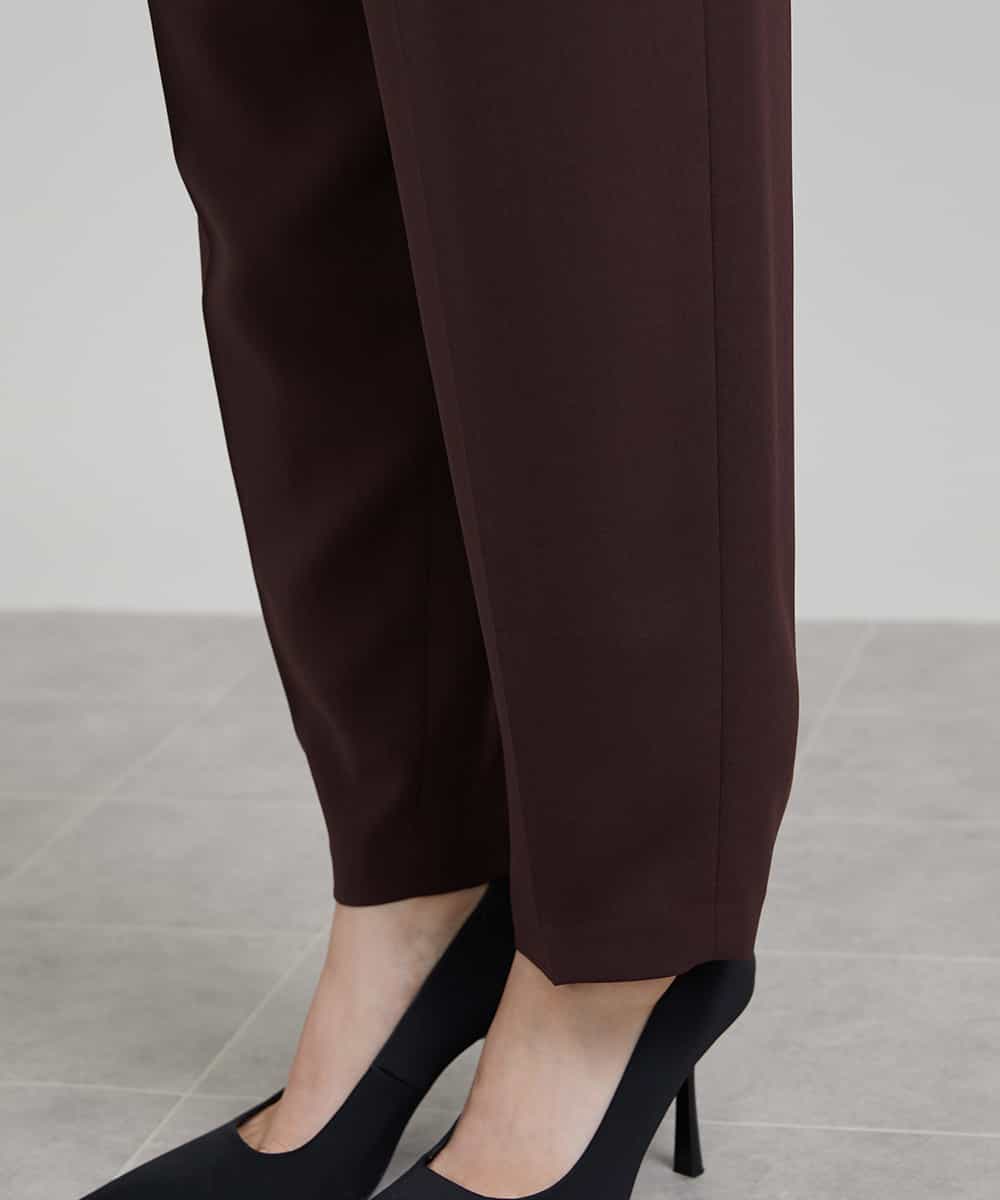 FMLJS20230 MICHEL KLEIN(ミッシェルクラン) ハイウエストバレルパンツ ダークグレー(93)