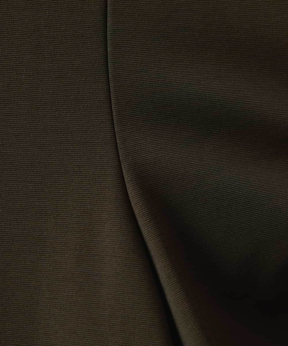 FMPAA21259 MICHEL KLEIN(ミッシェルクラン) ボリュームスリーブポンチワンピース カーキ(36)
