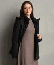 FMPAG50290 MICHEL KLEIN(ミッシェルクラン) ホールガーメント(R)バイカラーニットワンピース ネイビー