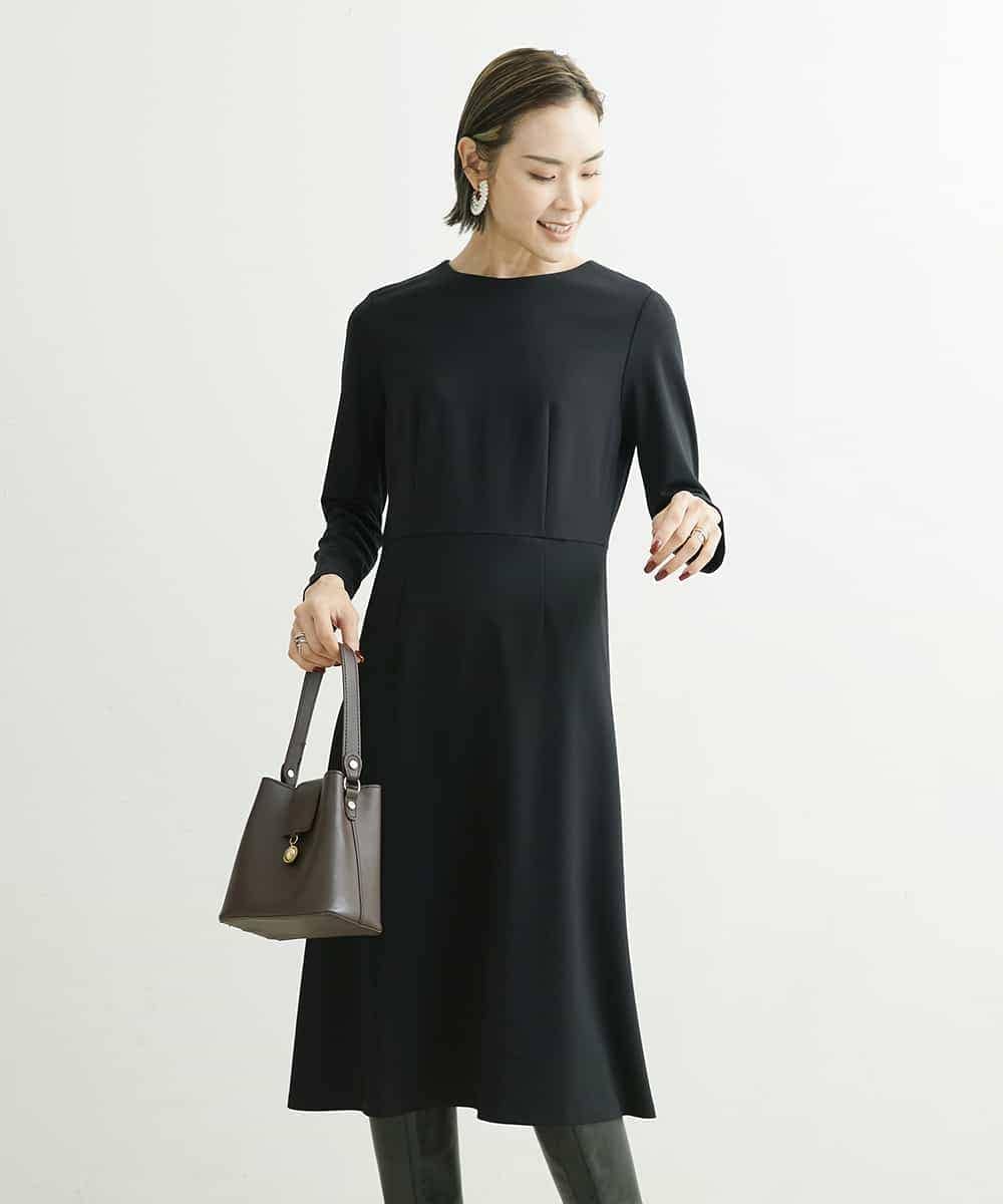 ストレッチポンチフレアワンピース ワンピース Michel Klein ミッシェルクラン イトキンオンラインストア