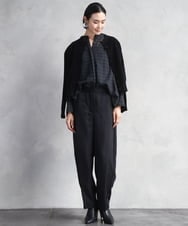 FMSAD11230 MICHEL KLEIN(ミッシェルクラン) コンパクトモールカーディガン ライトブルー