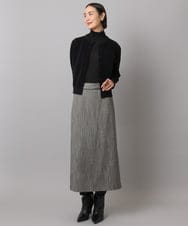 FMSAD11230 MICHEL KLEIN(ミッシェルクラン) コンパクトモールカーディガン ライトブルー