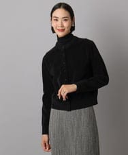 FMSAD11230 MICHEL KLEIN(ミッシェルクラン) コンパクトモールカーディガン ライトブルー