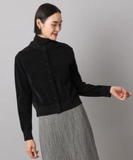 FMSAD11230 MICHEL KLEIN(ミッシェルクラン) コンパクトモールカーディガン ライトブルー