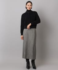 FMSAD11230 MICHEL KLEIN(ミッシェルクラン) コンパクトモールカーディガン ライトブルー