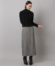 FMSAD11230 MICHEL KLEIN(ミッシェルクラン) コンパクトモールカーディガン ライトブルー