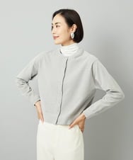 FMSAD11230 MICHEL KLEIN(ミッシェルクラン) コンパクトモールカーディガン ライトブルー