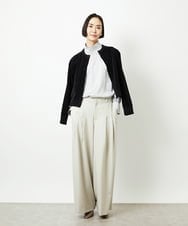 FMSAD11230 MICHEL KLEIN(ミッシェルクラン) コンパクトモールカーディガン ライトブルー