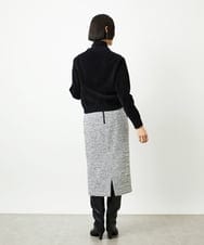 FMSAD11230 MICHEL KLEIN(ミッシェルクラン) コンパクトモールカーディガン ライトブルー