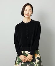 FMSAD11230 MICHEL KLEIN(ミッシェルクラン) コンパクトモールカーディガン ライトブルー