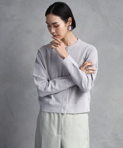 FMSAD11230 MICHEL KLEIN コンパクトモールカーディガン