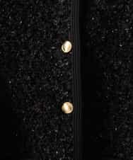 FMSAG41270 MICHEL KLEIN(ミッシェルクラン) ニットツイードジャケット ベージュ