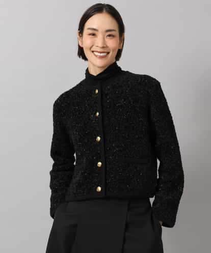 FMSAG41270 MICHEL KLEIN ニットツイードジャケット