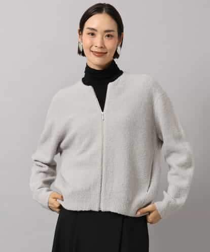 FMSAG42230 MICHEL KLEIN ジップアップニットブルゾン