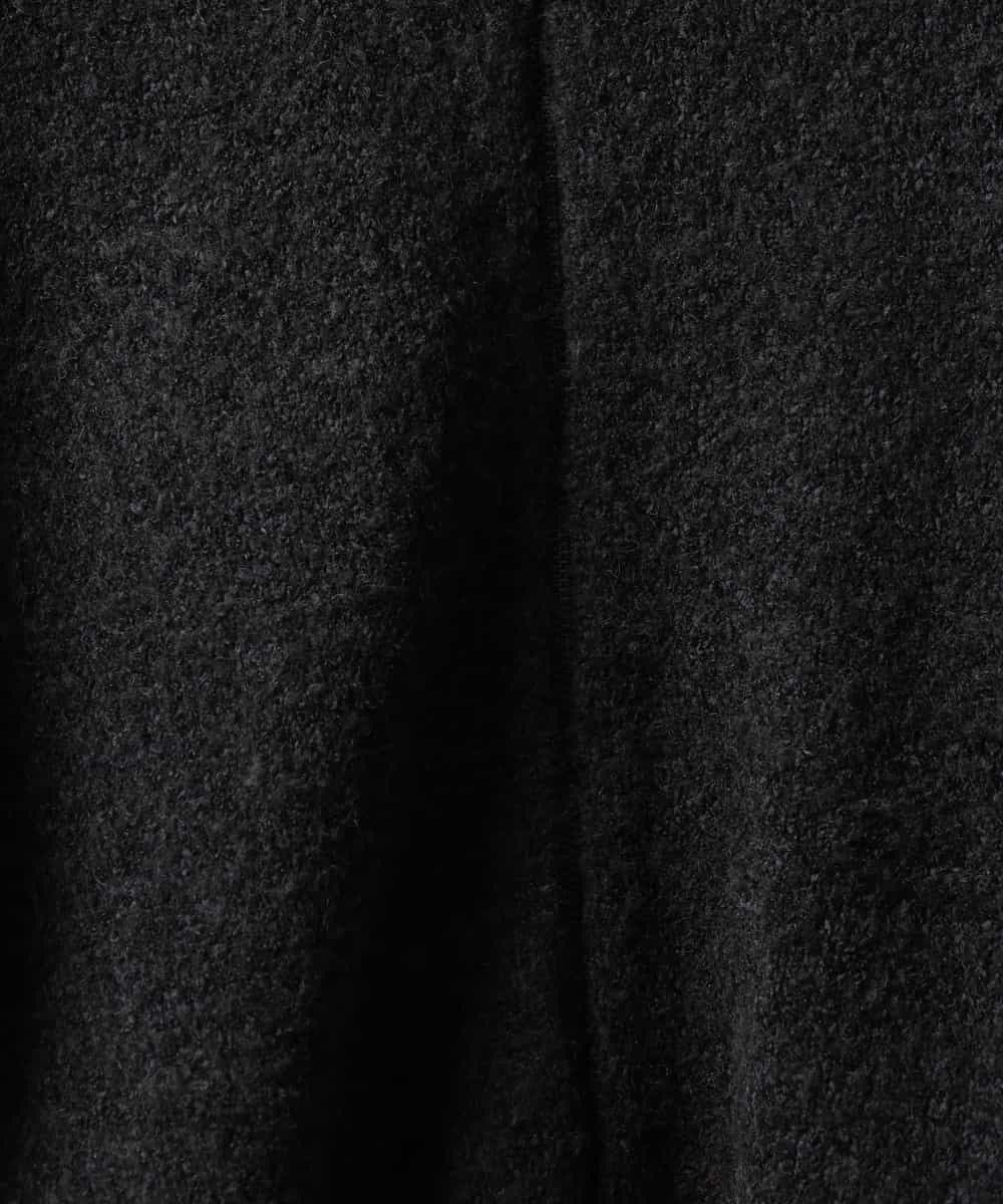 FMSAG42230 MICHEL KLEIN(ミッシェルクラン) ジップアップニットブルゾン ブラック