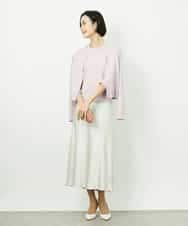 FMSDD01230 MICHEL KLEIN(ミッシェルクラン) [アンサンブル対応]コンパクトクルーネックカーディガン ホワイト