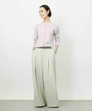 FMSDD01230 MICHEL KLEIN(ミッシェルクラン) [アンサンブル対応]コンパクトクルーネックカーディガン ホワイト