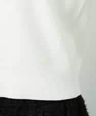 FMSDD01230 MICHEL KLEIN(ミッシェルクラン) [アンサンブル対応]コンパクトクルーネックカーディガン ホワイト