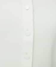 FMSDD01230 MICHEL KLEIN(ミッシェルクラン) [アンサンブル対応]コンパクトクルーネックカーディガン ホワイト