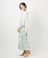 FMSDD13230 MICHEL KLEIN(ミッシェルクラン) コンパクトクルーネックカーディガン ベージュ