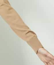 FMSDD13230 MICHEL KLEIN(ミッシェルクラン) コンパクトクルーネックカーディガン ベージュ