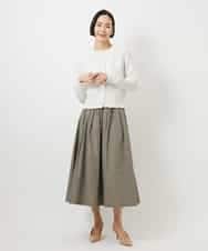 FMSDD14230 MICHEL KLEIN(ミッシェルクラン) クルーネックカーディガン ホワイト