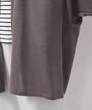 FMSGA10200 MICHEL KLEIN(ミッシェルクラン) ドルマンスリーブロングカーディガン(WEB限定カラーあり) ダークグレー