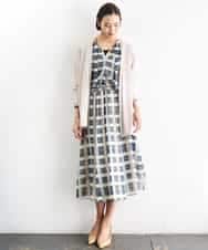 FMSGD10200 MICHEL KLEIN(ミッシェルクラン) ドルマンスリーブ トッパーカーディガン ベージュ