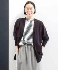 FMSGD10200 MICHEL KLEIN(ミッシェルクラン) ドルマンスリーブ トッパーカーディガン ベージュ