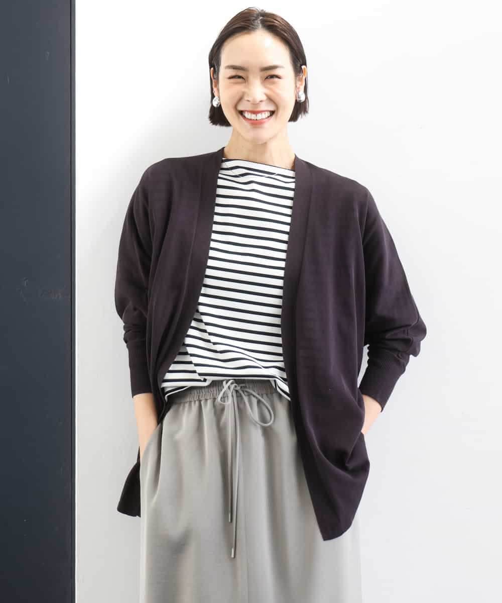 FMSGD10200 MICHEL KLEIN(ミッシェルクラン) ドルマンスリーブ トッパーカーディガン ベージュ