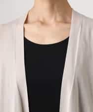 FMSGD10200 MICHEL KLEIN(ミッシェルクラン) ドルマンスリーブ トッパーカーディガン ベージュ